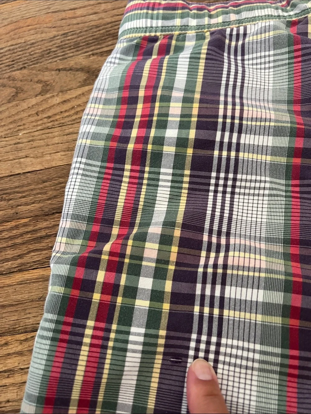 Boys Ralph Lauren Polo Plaid Swim Trunks - Multi-Color